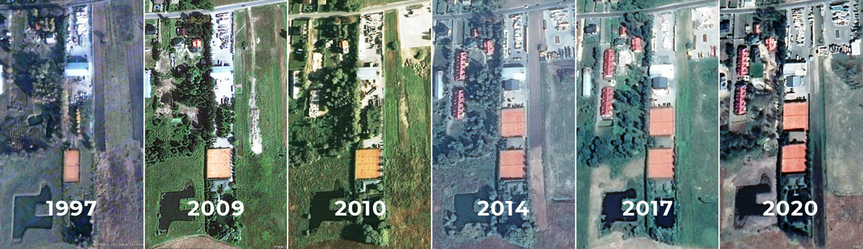 korty Łuk&oacute;w, 1997 - 2020